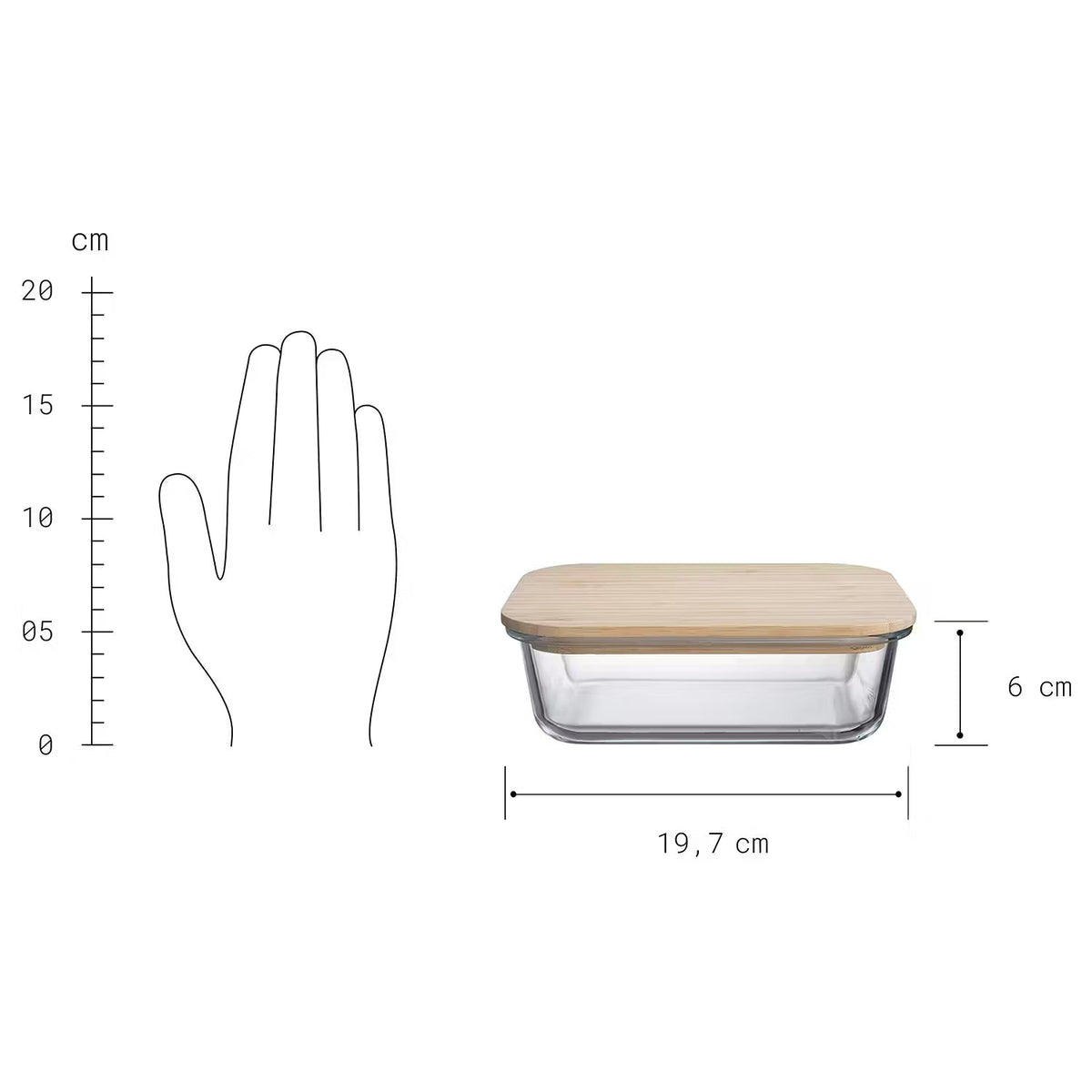 NATURALS Lunchbox 4er-Set