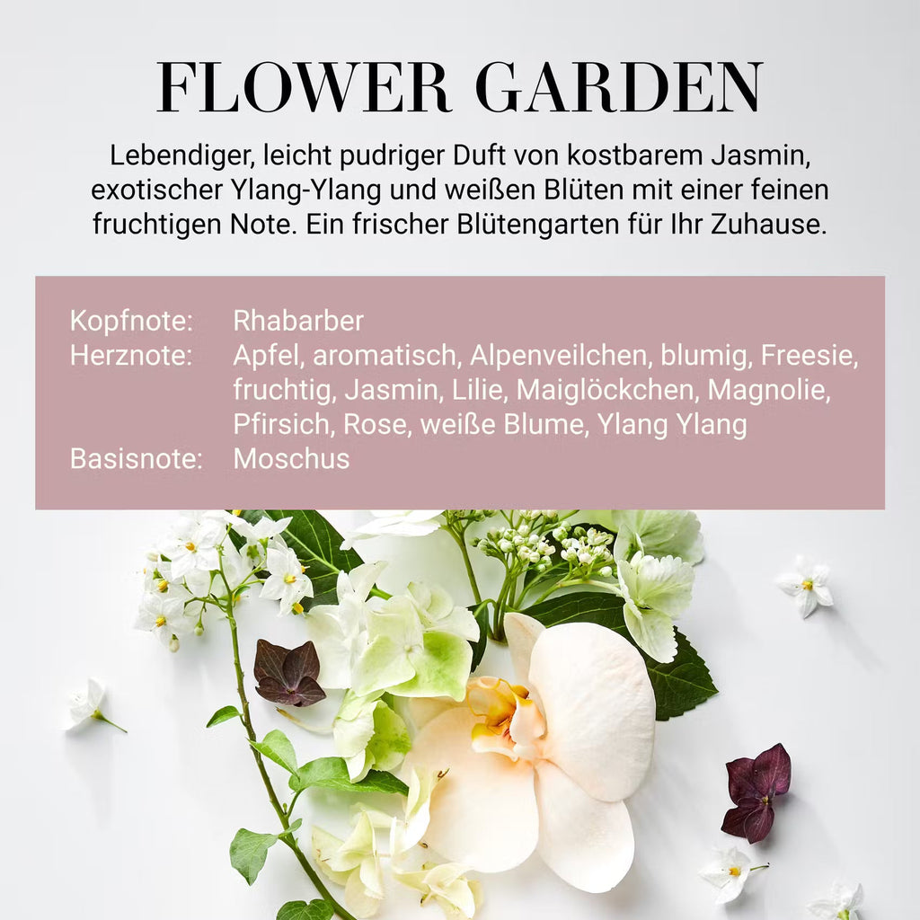 HOME & SOUL Duftkerze Flower Garden No.8