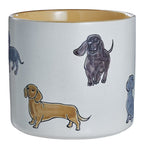 DOG LOVER Blumenübertopf Dackel