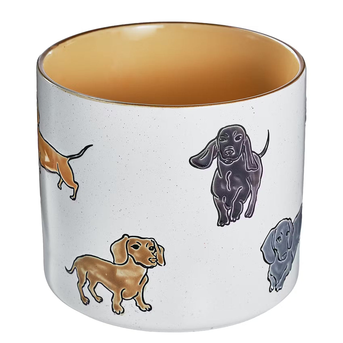 DOG LOVER Blumenübertopf Dackel