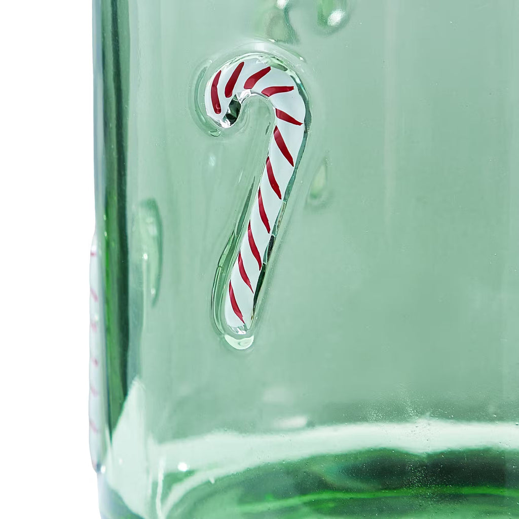 Windlicht X-MAS Candy Cane