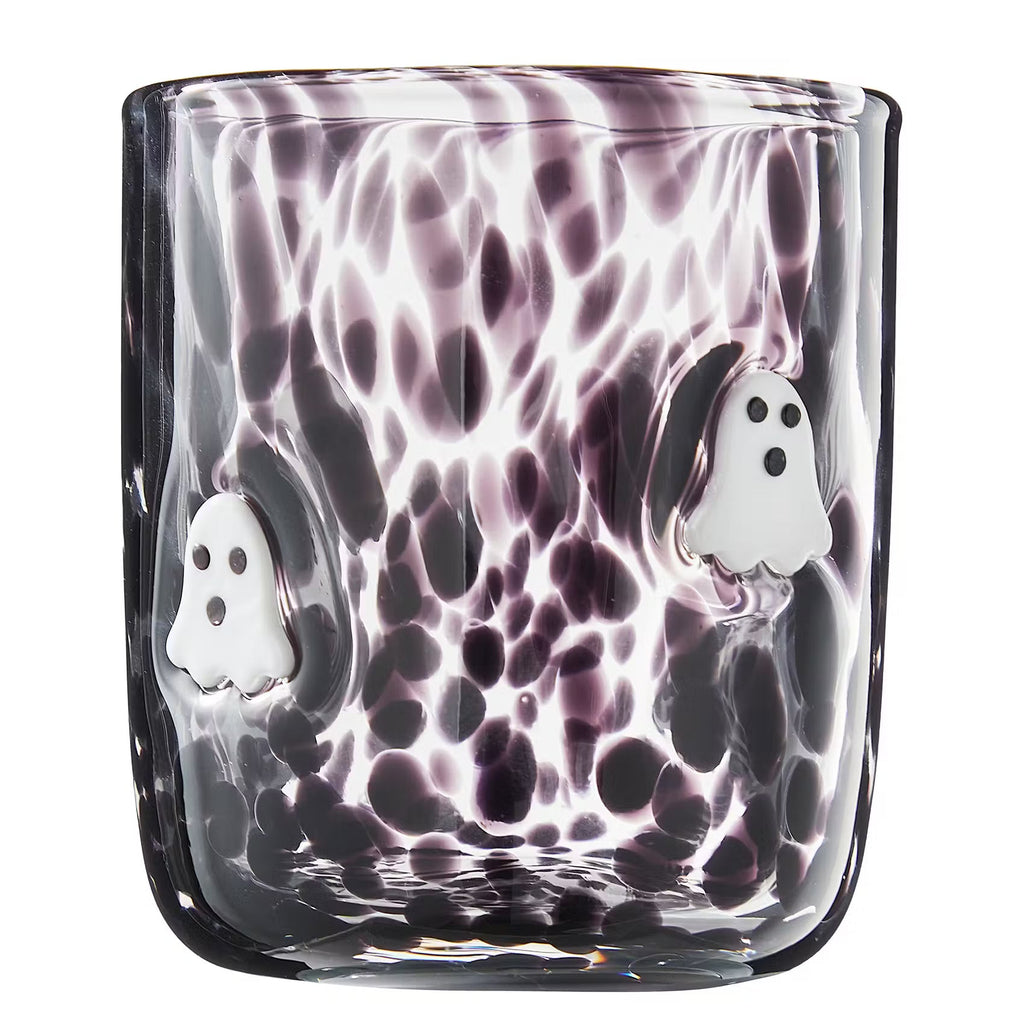 HALLOWEEN Trinkglas Konfetti Geist