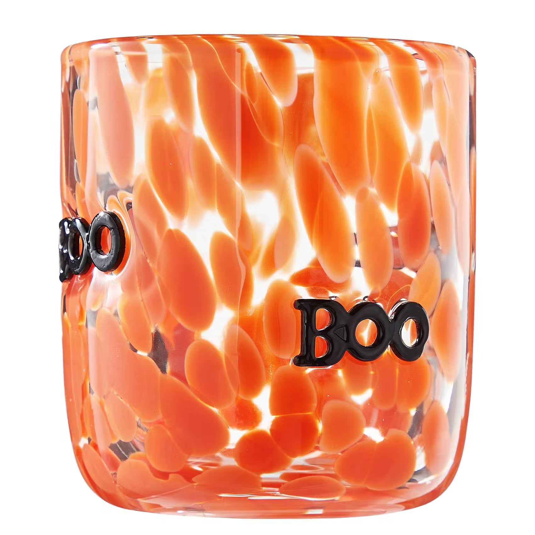 HALLOWEEN Trinkglas Konfetti Boo