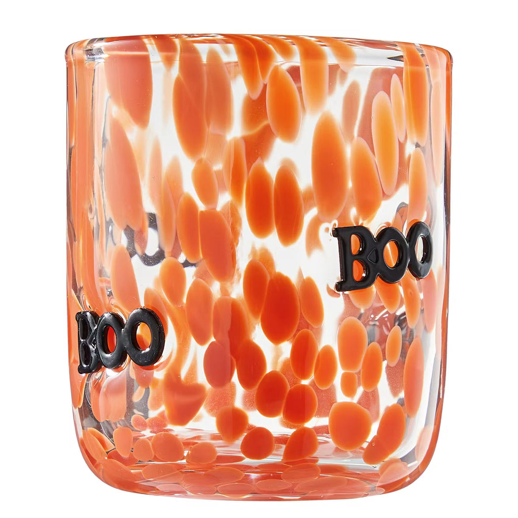 HALLOWEEN Trinkglas Konfetti Boo