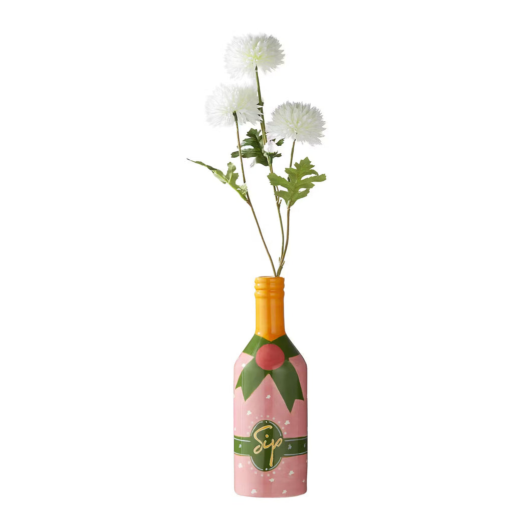 SIP Vase Flasche handbemalt