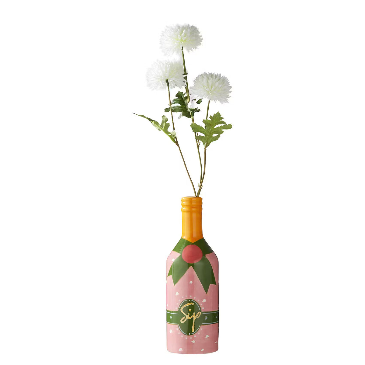 SIP Vase Flasche handbemalt