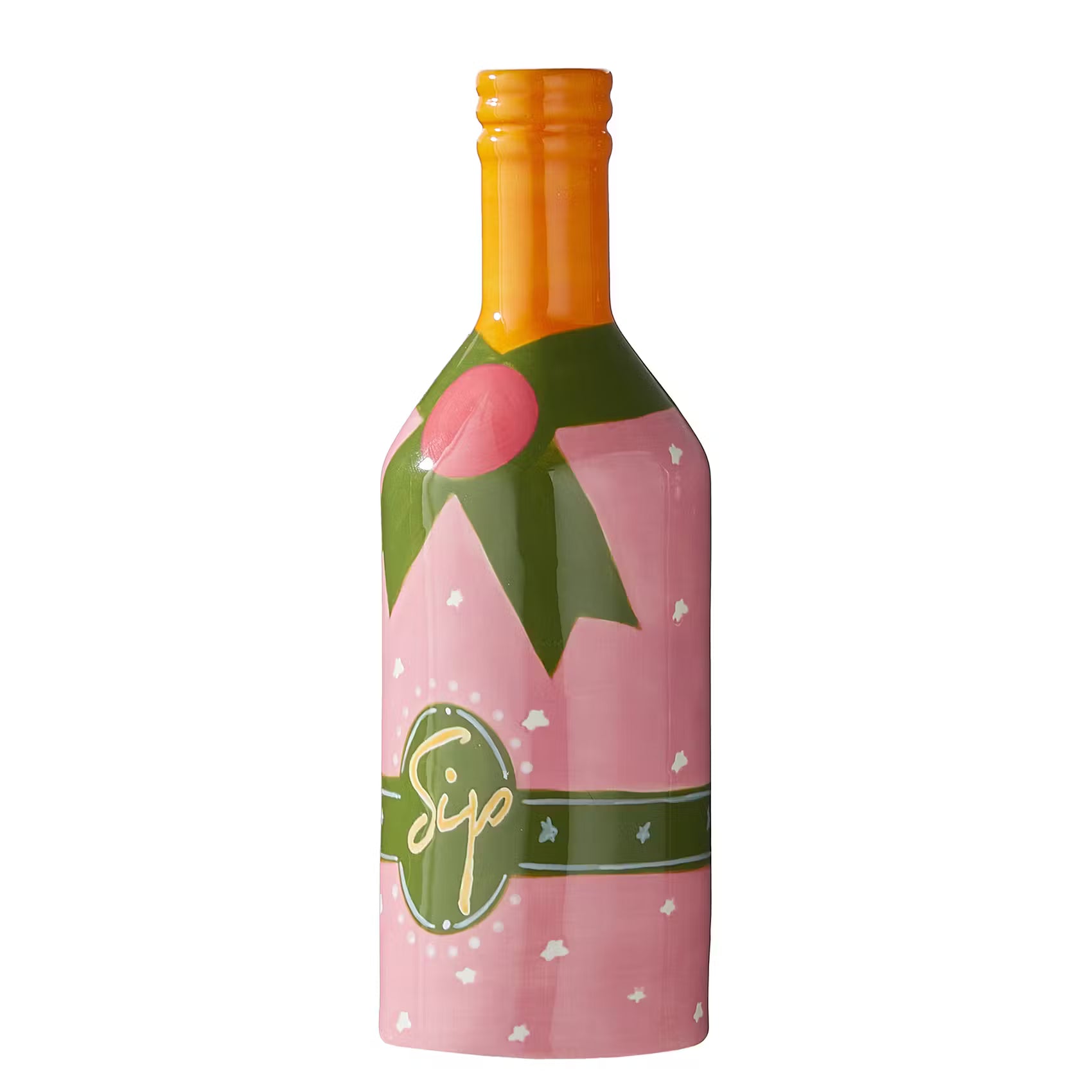 SIP Vase Flasche handbemalt