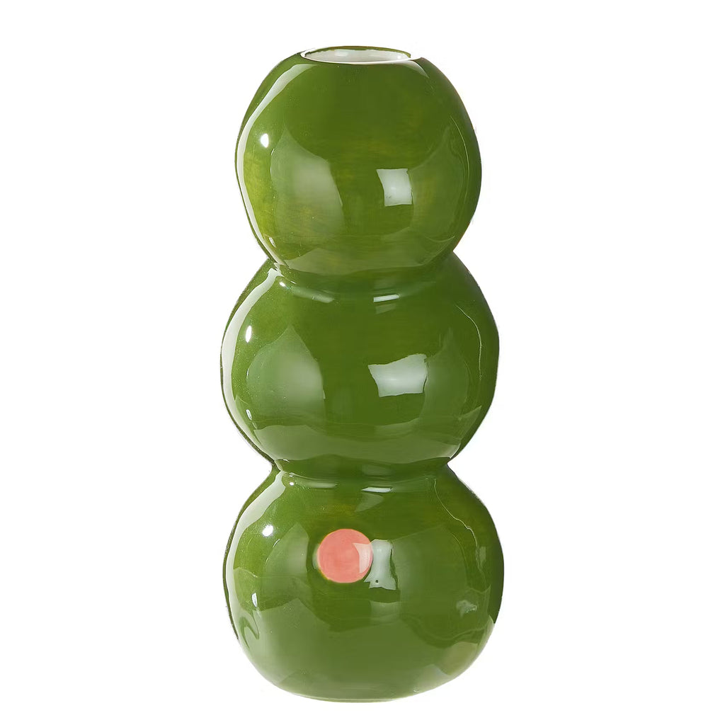 OLIVES Vase Oliven handbemalt