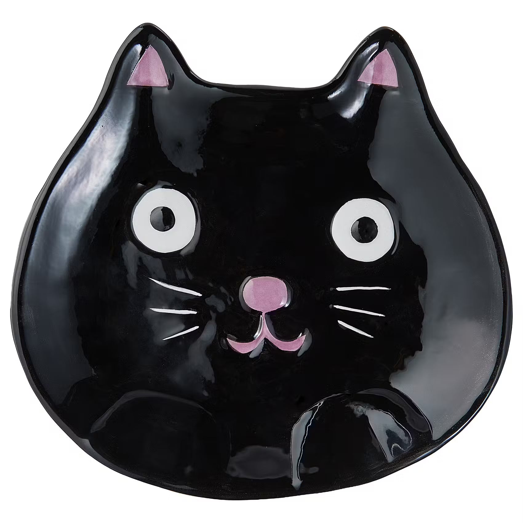 HALLOWEEN Deko-Teller Katze 2er-Set