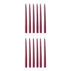 TWIN FLAME konische Zwillingskerze 12er-Set