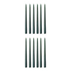 TWIN FLAME konische Zwillingskerze 12er-Set