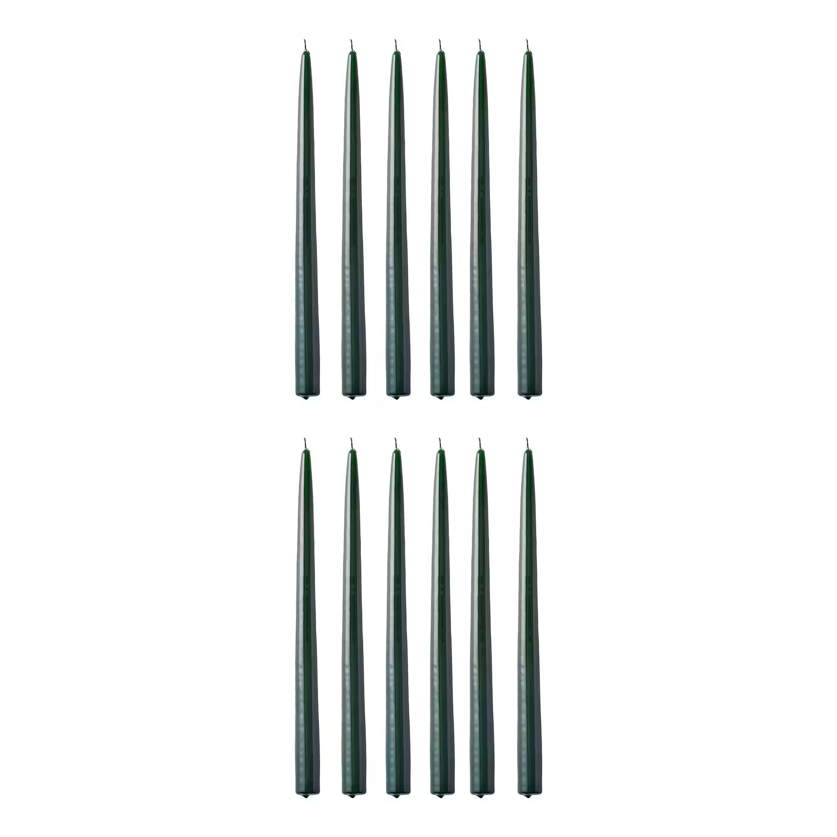 TWIN FLAME konische Zwillingskerze 12er-Set