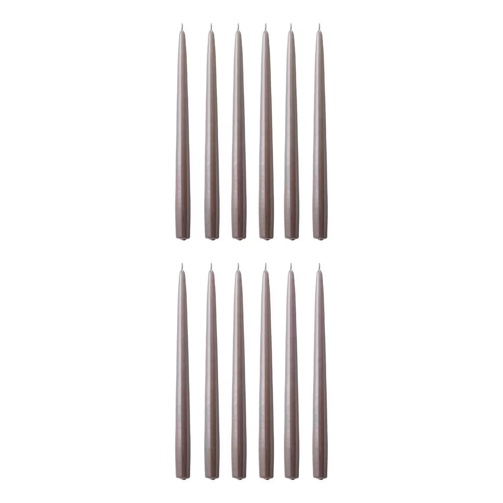 TWIN FLAME konische Zwillingskerze 12er-Set