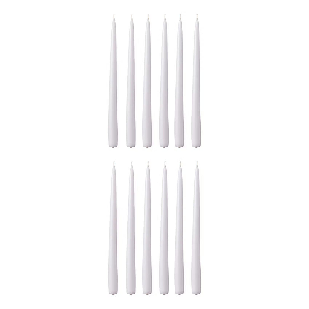 TWIN FLAME konische Zwillingskerze 12er-Set