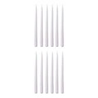 TWIN FLAME konische Zwillingskerze 12er-Set