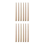 TWIN FLAME konische Zwillingskerze 12er-Set