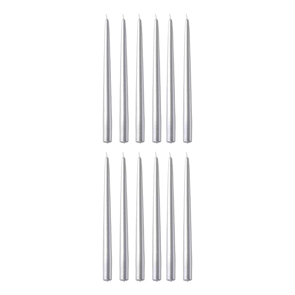 TWIN FLAME konische Zwillingskerze 12er-Set