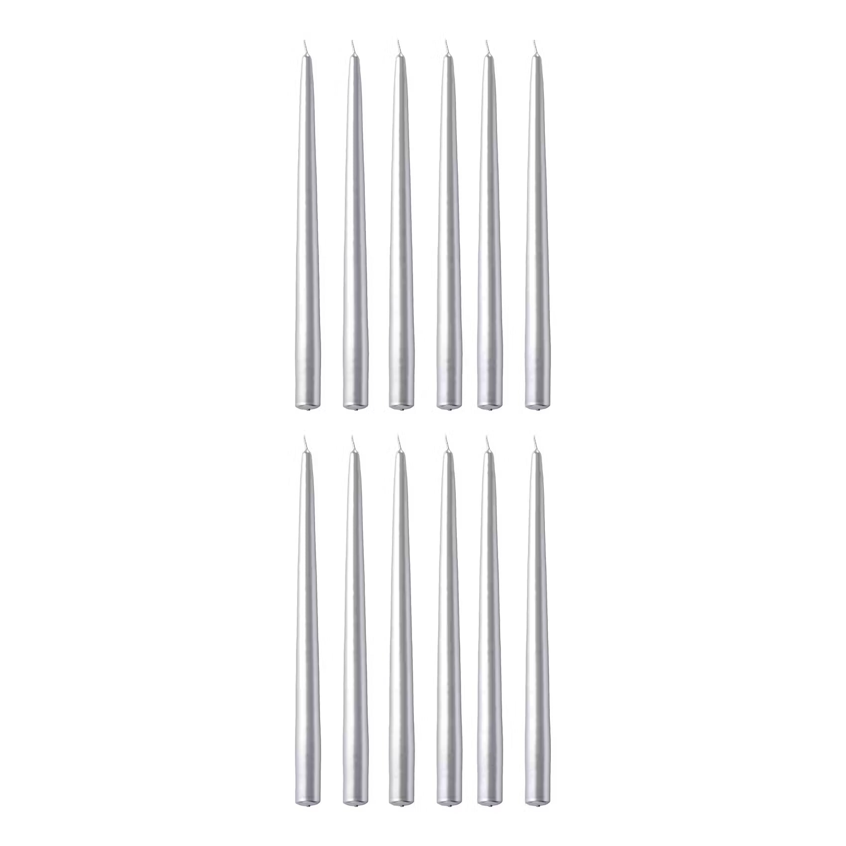 TWIN FLAME konische Zwillingskerze 12er-Set