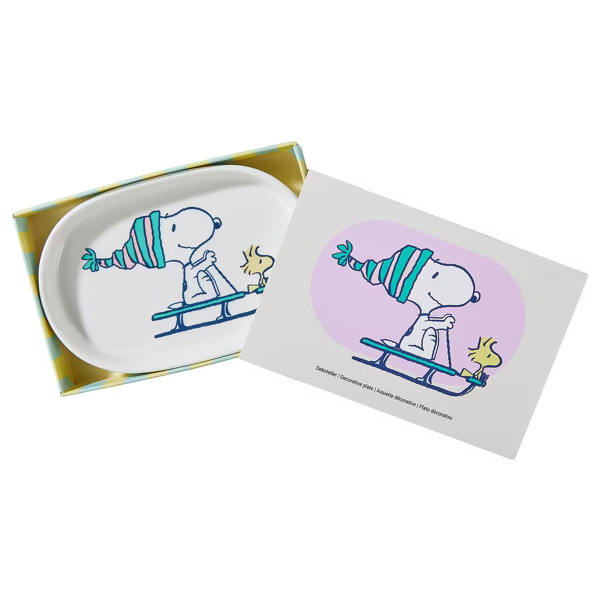 Schmuckteller PEANUTS Snoopy Schlitten